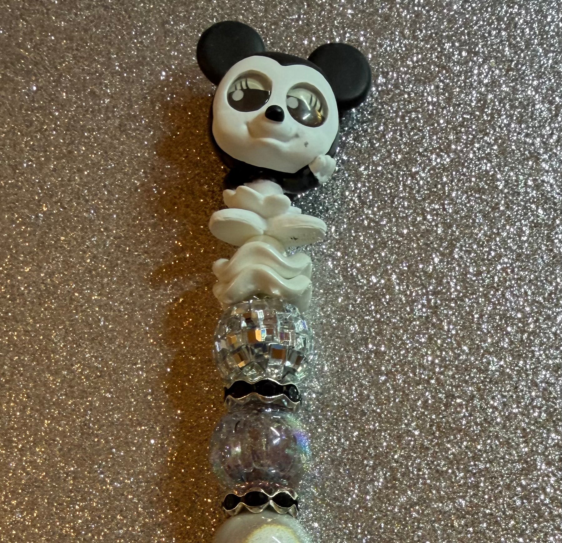 Mickey Mouse Disney Doorables Sparkle Beaded Pen
