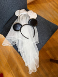 Mickey & Minnie Mouse Bridal Ear Headband Set