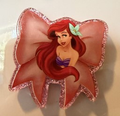 Little Mermaid Ariel Glitter Bow Magnet